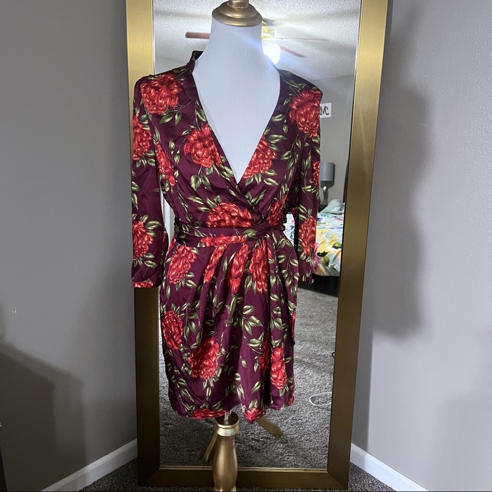 Milk + Honey floral mini dress